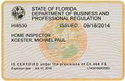 inspection license
